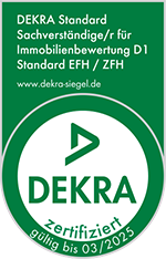 DEKRA zertifizierte Sachverständige für Immobilienbewertung D1 (Einfamilienhaus, Doppelhaus, Reihenhaus)